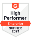 G2 Badge - High Performer - Summer 2023