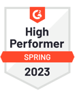 G2 Badge - High performer