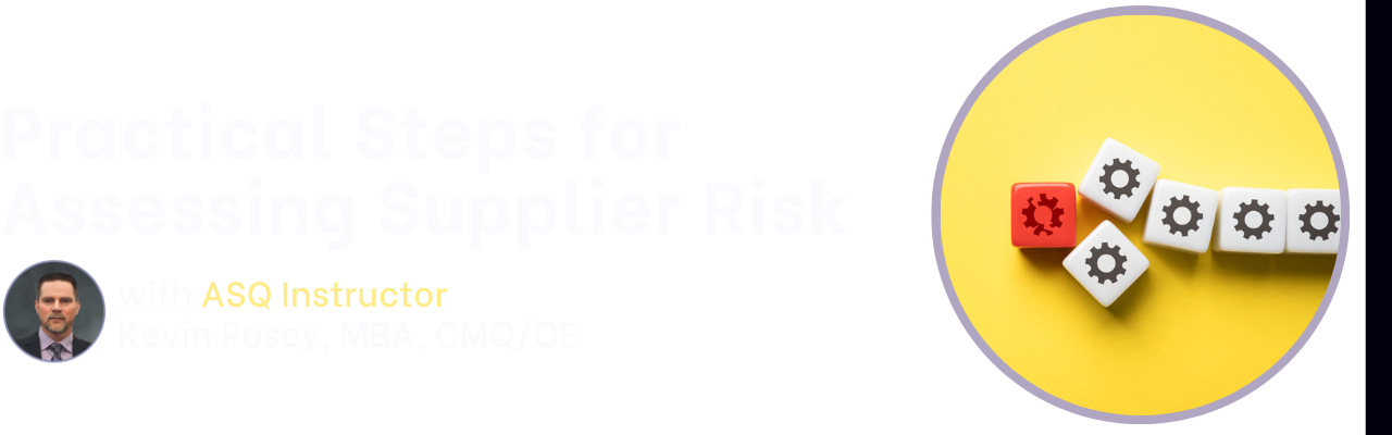 Supplier Risk Webinar - Kevin Posey - Intellect
