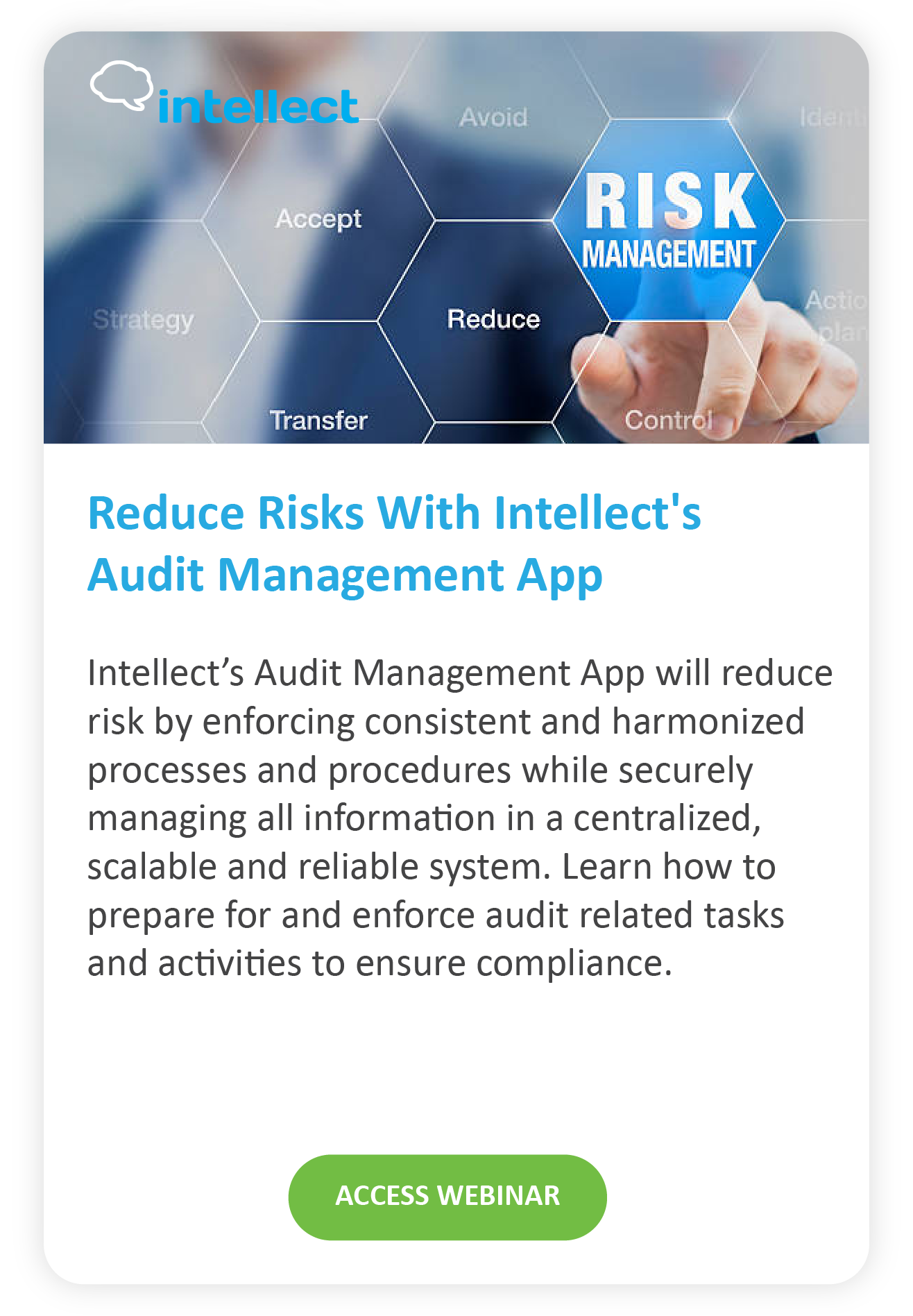 Reduce Risks With Intellect's  Audit Management App